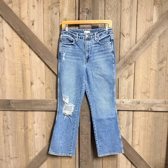 Good American Distressed Jeans - Picture 1 of 6